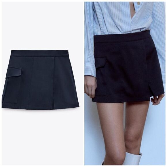 Zara Cargo Skort New - Picture 1 of 8